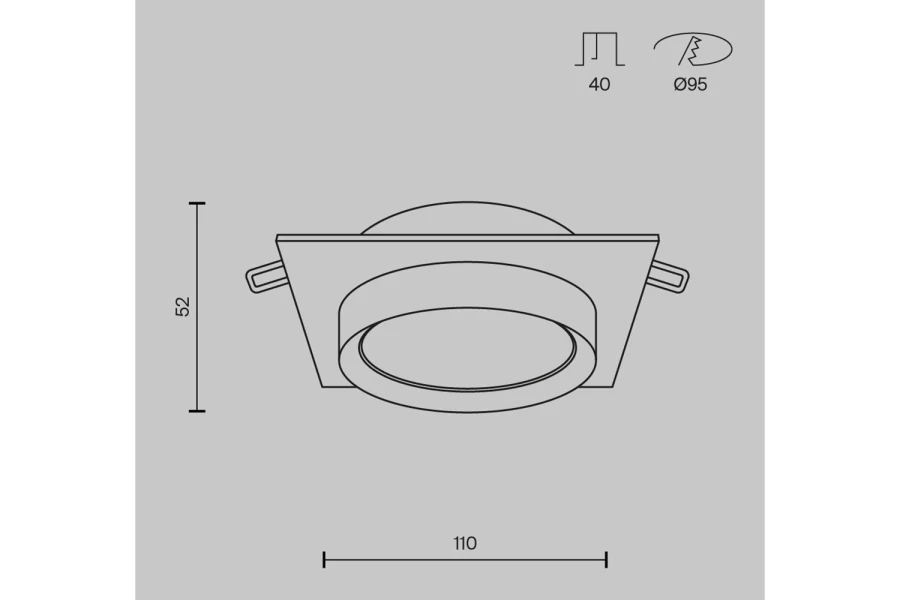 Светильник встраиваемый Downlight Hoop (изображение №8)