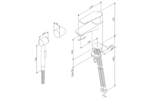 Второе фото. Смеситель для умывальника AM.PM Gem