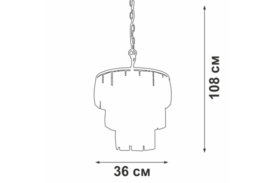 Люстра VITALUCE V5262-0/6+1 (изображение №2)