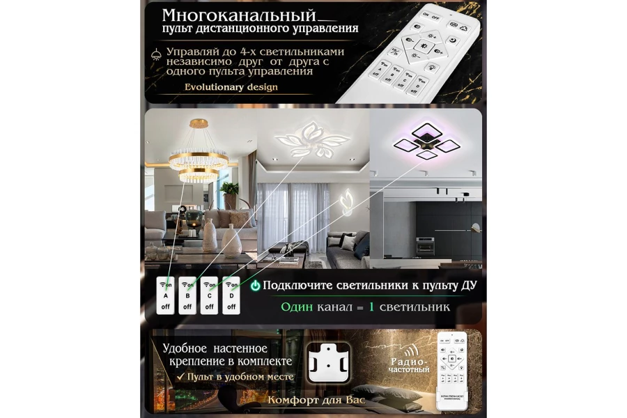 Светильник потолочный LED lamps (изображение №4)