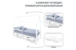 Кровать-домик детская Svogen Мишки