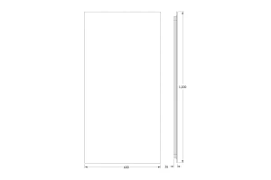 Второе фото. Зеркало с LED-подсветкой DEFESTO Glow