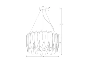 Второе фото. Светильник подвесной FREYA Modern