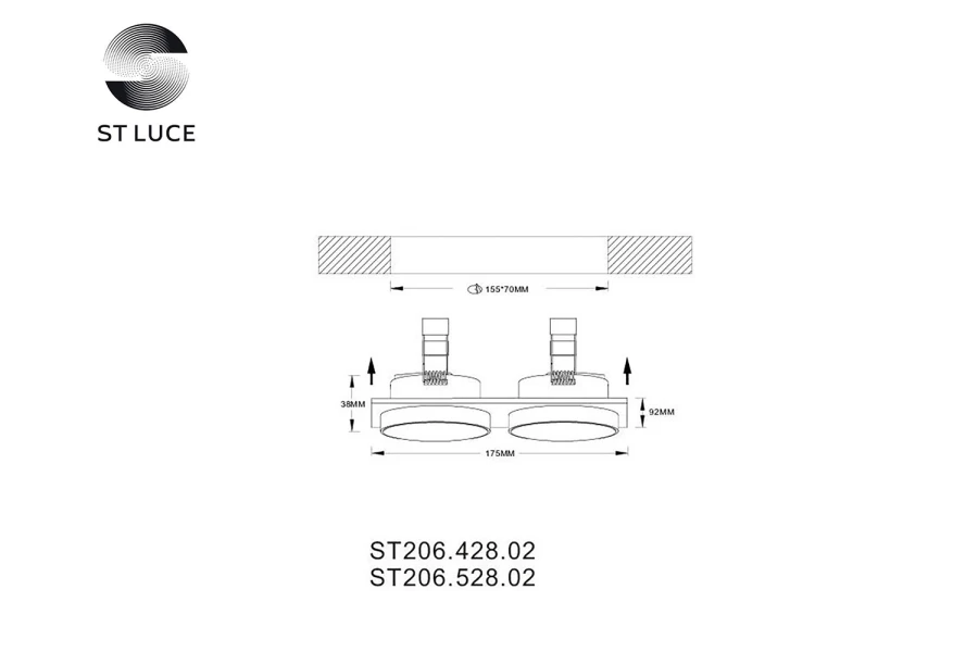Светильник встраиваемый ST206 (изображение №4)