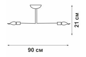 Второе фото. Люстра VITALUCE Амиго 8хЕ27 макс. 60Вт