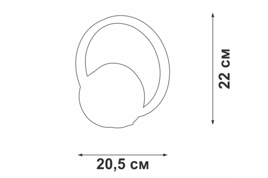 Бра VITALUCE V4609-1/1A 4 кв.м (изображение №2)