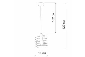 Второе фото. Светильник подвесной V2853-1/1S