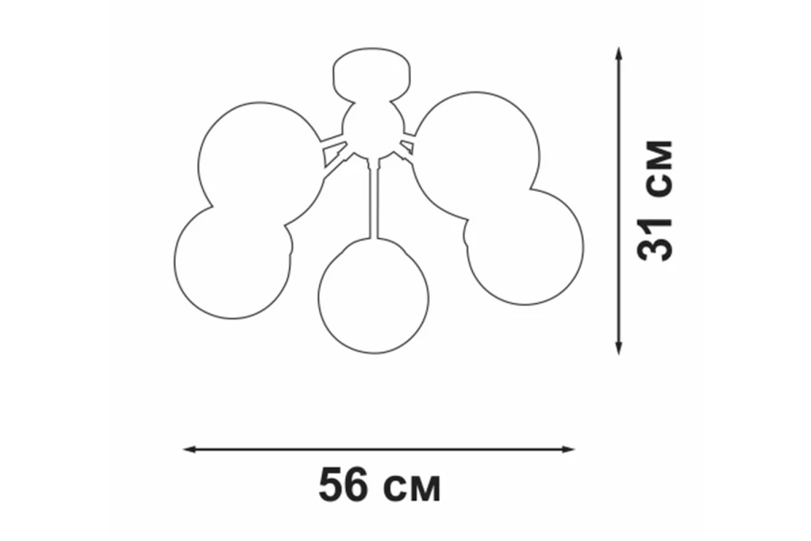 Люстра V3772-8/5PL (изображение №2)
