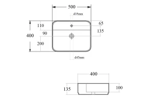 Второе фото. Раковина накладная BOND Cube