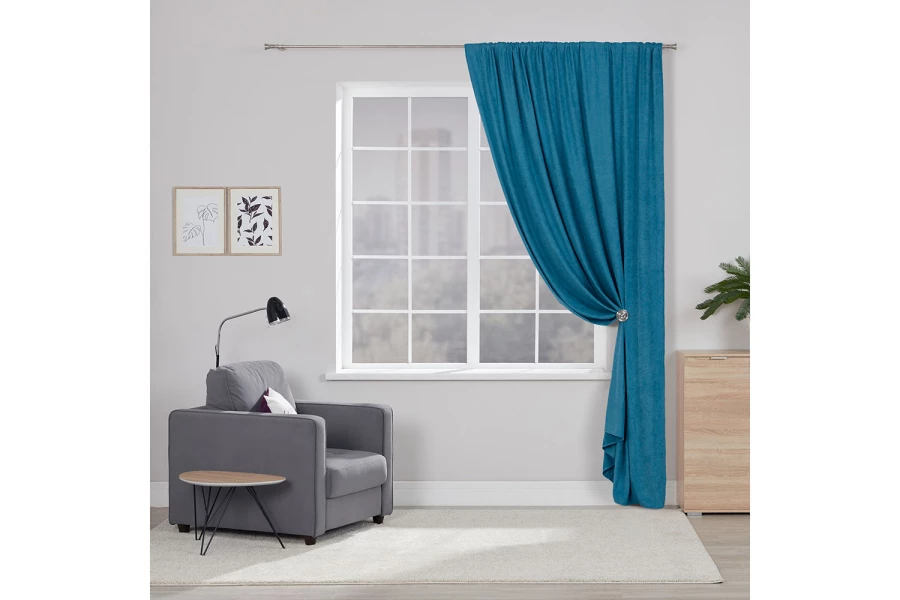 Штора на ленте ESTUDI BLANCO Izabella 180х280 см (изображение №3)