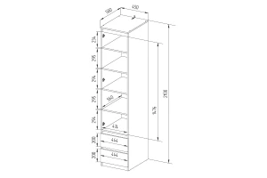 Второе фото. Шкаф для одежды Сноули