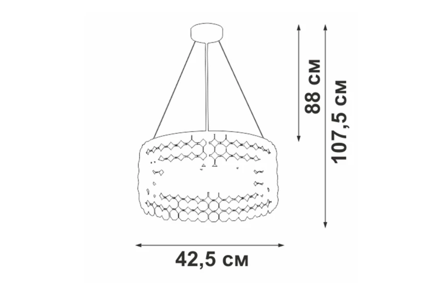 Люстра V5329-8/6S (изображение №5)