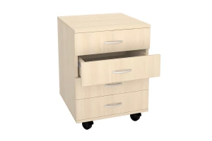 Второе фото. Тумба выкатная с 4 ящиками ТБ4ДМР