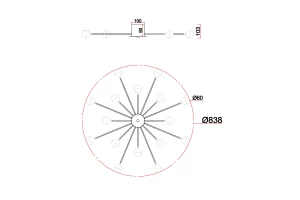 Второе фото. Светильник потолочный FREYA Celebrity