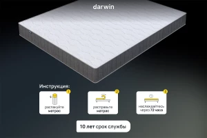 Второе фото. Матрас анатомический DARWIN Basic