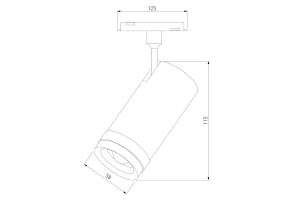 Второе фото. Трековый светильник Slim Magnetic Modify