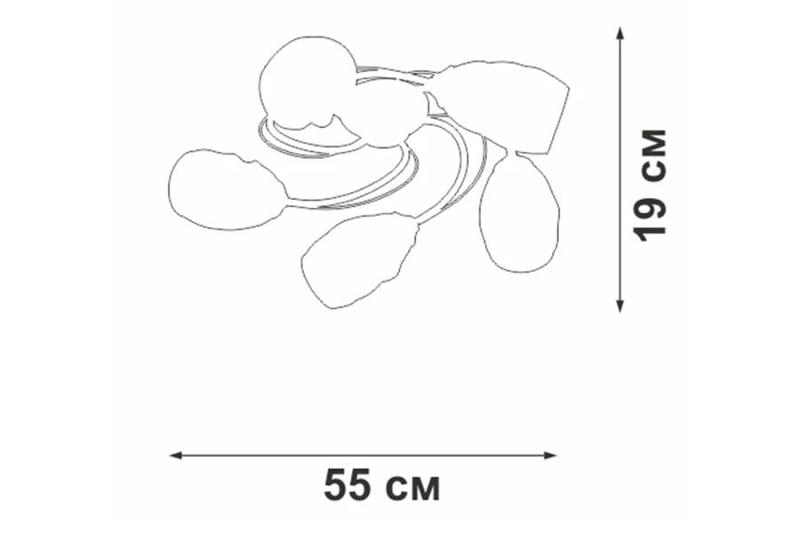 Люстра VITALUCE V4927-1/5PL (изображение №2)