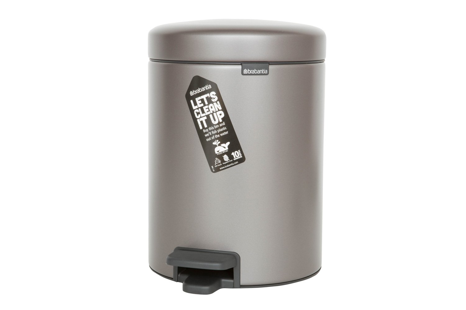 Бак для мусора с крышкой Brabantia New Icon