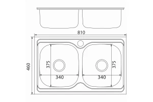 Второе фото. Мойка врезная MIXLINE 532312