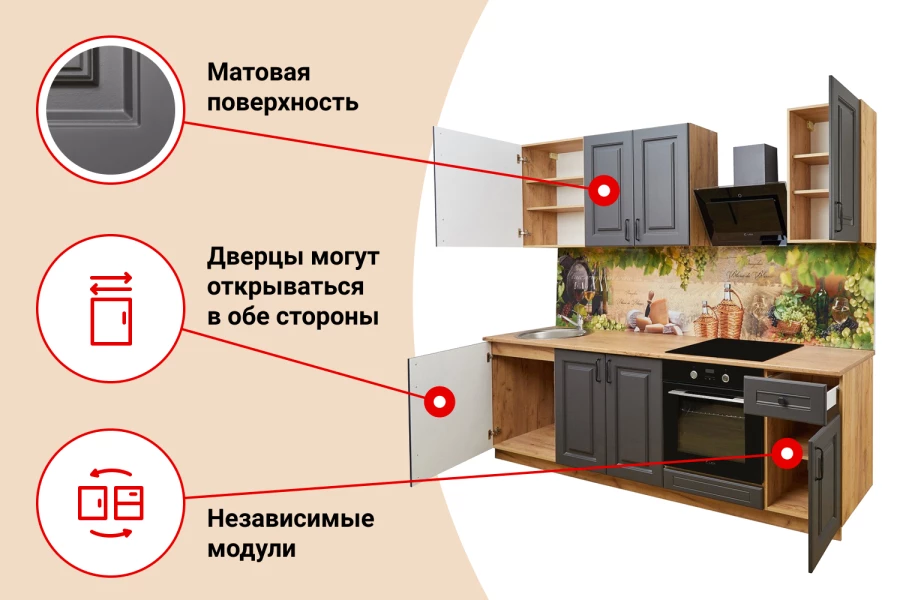 Кухонный гарнитур Маренго (изображение №3)