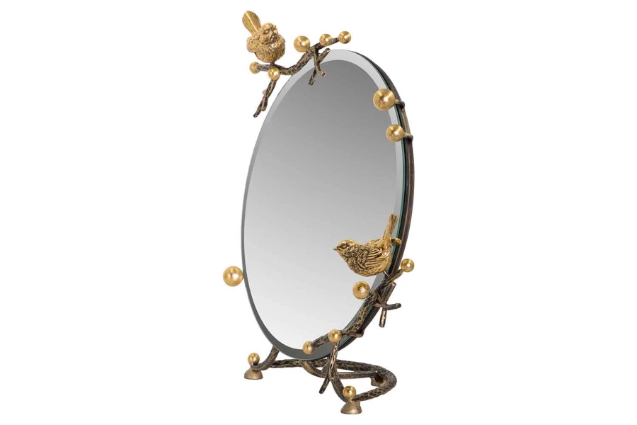 Зеркало настольное в раме BOGACHO Терра 37 см (изображение №2)