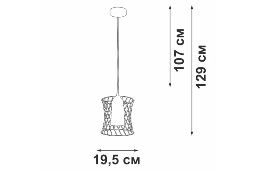 Светильник подвесной V2844-0/1S (изображение №5)