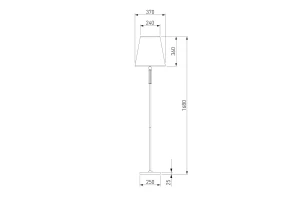 Второе фото. Светильник напольный Conso