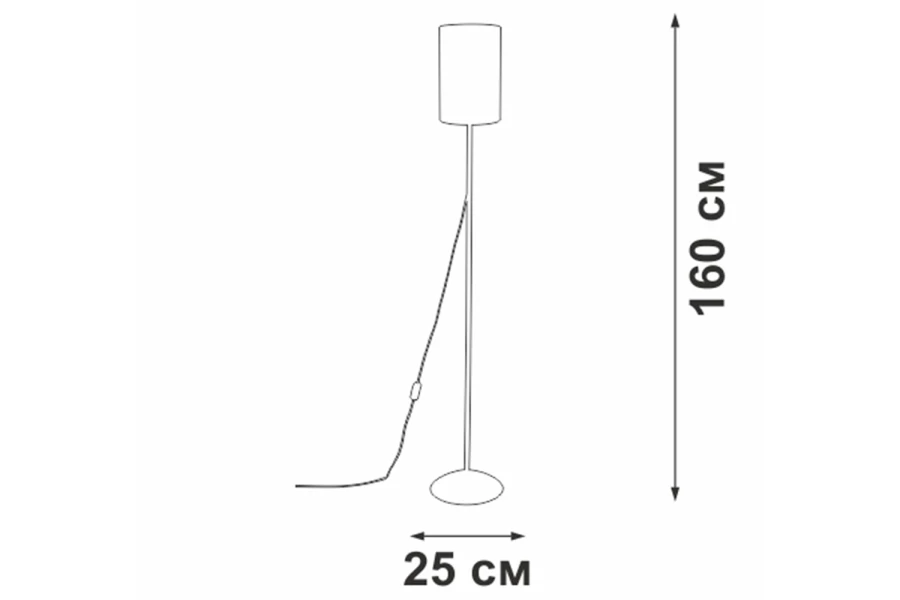 Светильник напольный V2840-1/1P (изображение №5)