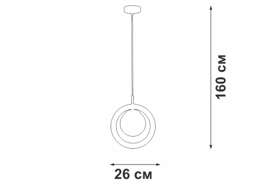 Светильник подвесной VITALUCE V29550-8/1S (изображение №2)