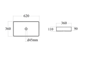Второе фото. Раковина накладная BOND Cube