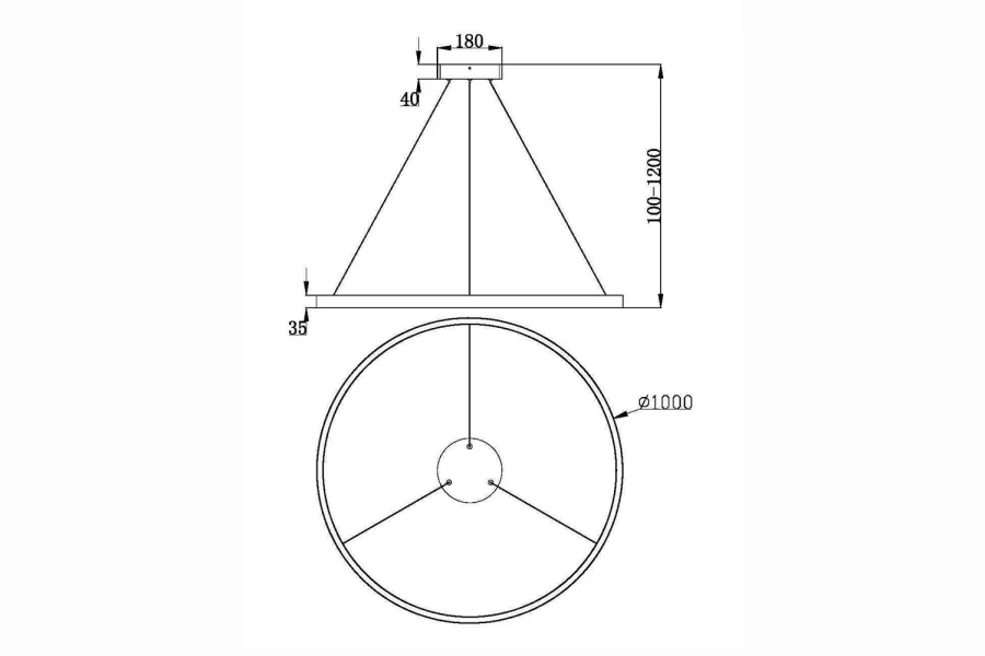 Светильник подвесной MAYTONI Modern Rim (изображение №9)