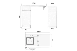 Второе фото. Тумба напольная ORANGE Sistema