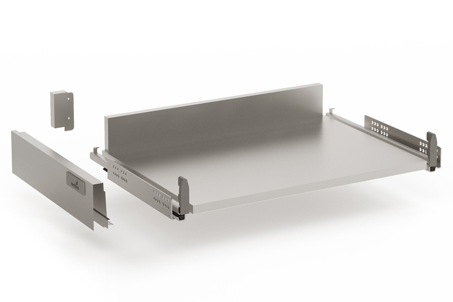Выдвижной ящик низкий шкафа 60 см с push to open полного выдвижения Hettich InnoTech