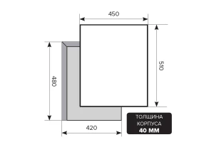 Газовая панель LEX GVG 430 BL