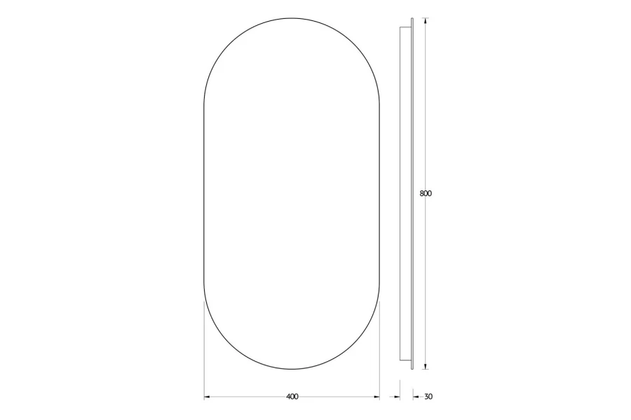 Зеркало настенное с LED-подсветкой EVOFORM Ledshine (изображение №6)