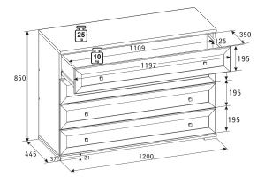 Второе фото. Комод Харрис