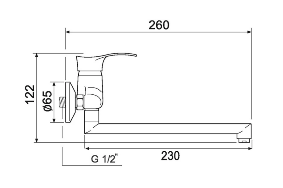 Смеситель для кухни SL86-005 (изображение №2)