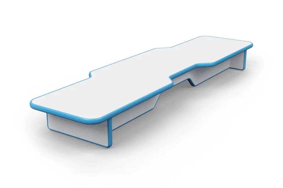 Подставка для монитора и акустической системы VMMGAME Base 120 Light Blue (изображение №2)