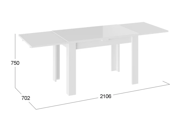 Кухонный стол раздвижной Норман Тип 1 (изображение №11)