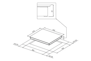 Второе фото. Индукционная варочная панель GRAUDE IK 60.1
