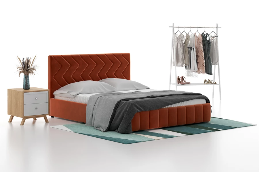 Кровать без подъёмного механизма Милана (изображение №2)