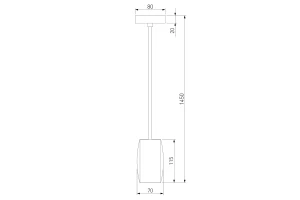 Второе фото. Светильник подвесной Bonaldo