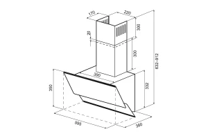 Второе фото. Вытяжка KRONAsteel Irma A 600