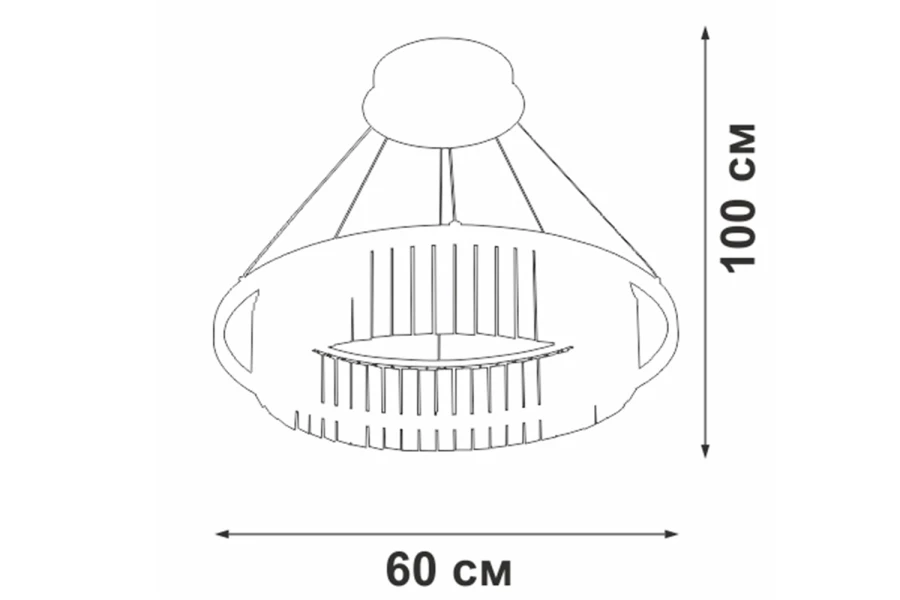 Светильник подвесной LED VITALUCE V5401-1/1S (изображение №5)