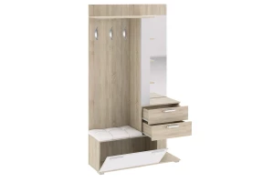 Второе фото. Секция комбинированная с крючками и зеркалом Эрика