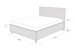 Кровать с подъёмным механизмом Garda