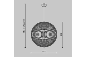 Второе фото. Светильник подвесной MAYTONI Modern Roots