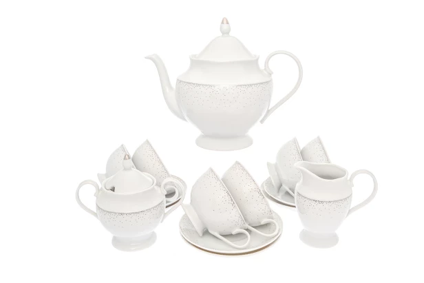 Чайный набор на 6 персон Жемчуг (изображение №1)