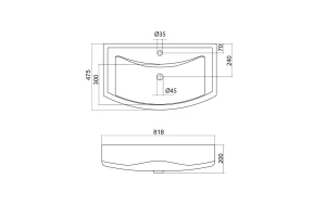 Второе фото. Тумба напольная Sanstar Каскад