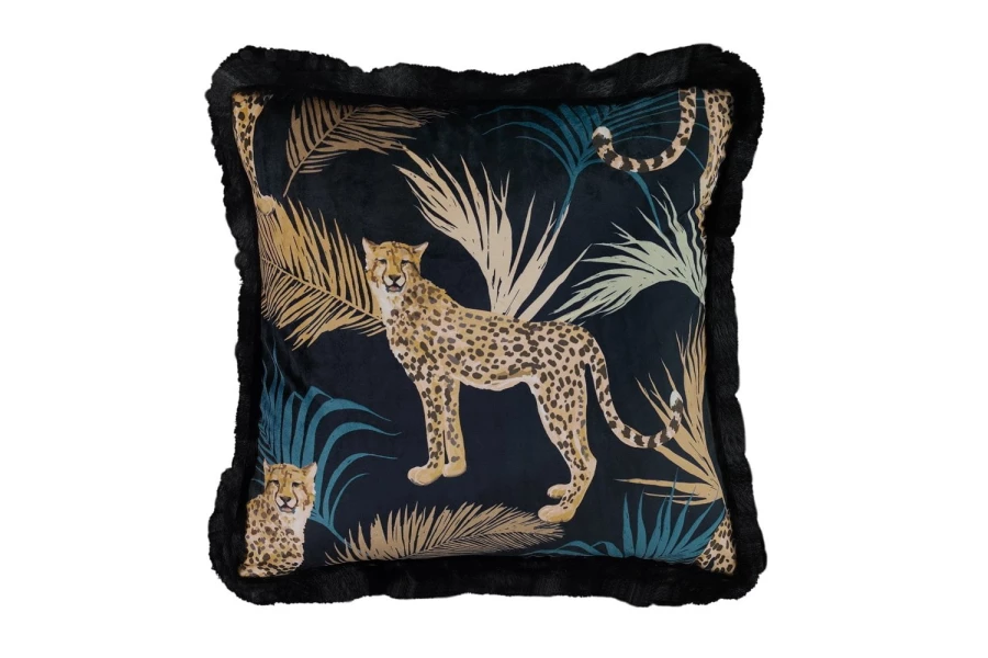 Чехол для подушки с принтом Leopard (изображение №1)